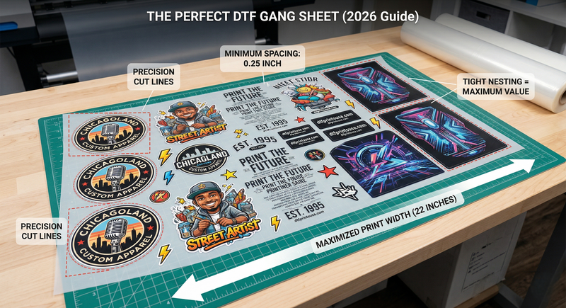 DTF Gang Sheets Guide for Cost Efficiency and Increased Production