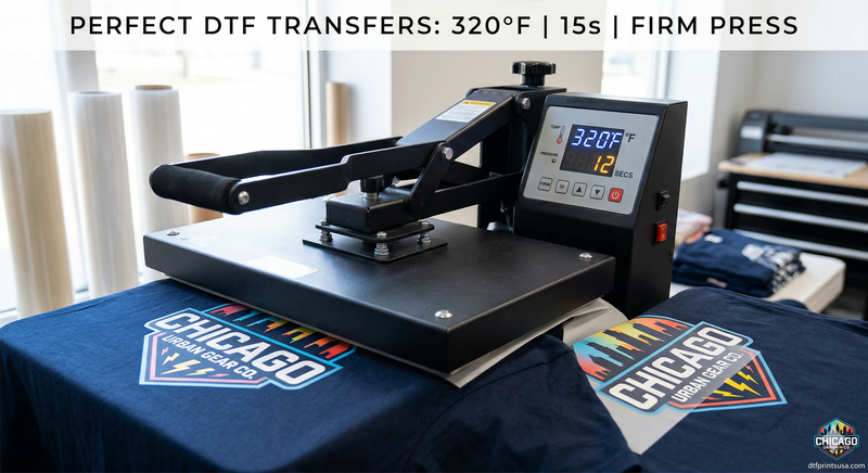 The Complete Guide to DTF Heat Press Settings: Achieve Flawless, Commercial-Grade Prints