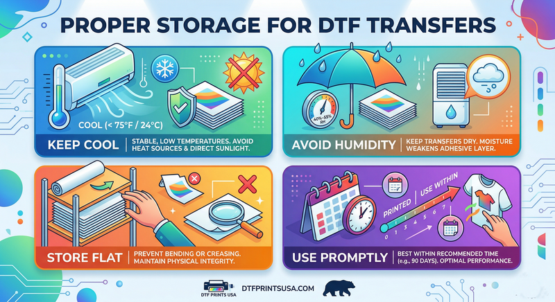 Optimizing DTF Transfer Lifespan: A Technical Guide to Proper Storage