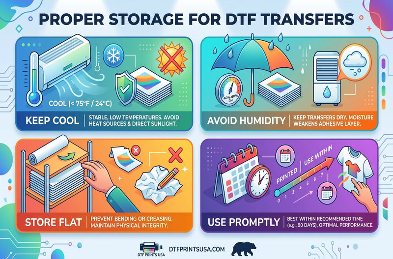 Optimizing DTF Transfer Lifespan: A Technical Guide to Proper Storage