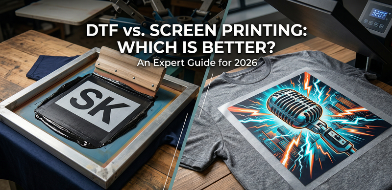 DTF vs Screen Printing: The Ultimate Guide to Custom Apparel Decoration