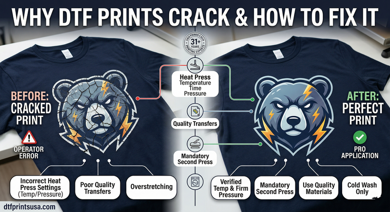 Troubleshooting DTF: Why Your Prints Are Cracking and How a Chicagoland Veteran Fixes It